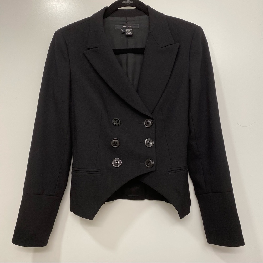 Zara Basic Double-Breasted Blazer - image 1
